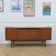 Vintage teak enfilade from the 1960s.