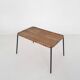 Rattan coffee table attrb. to Carl Aubock, Austria 1960's