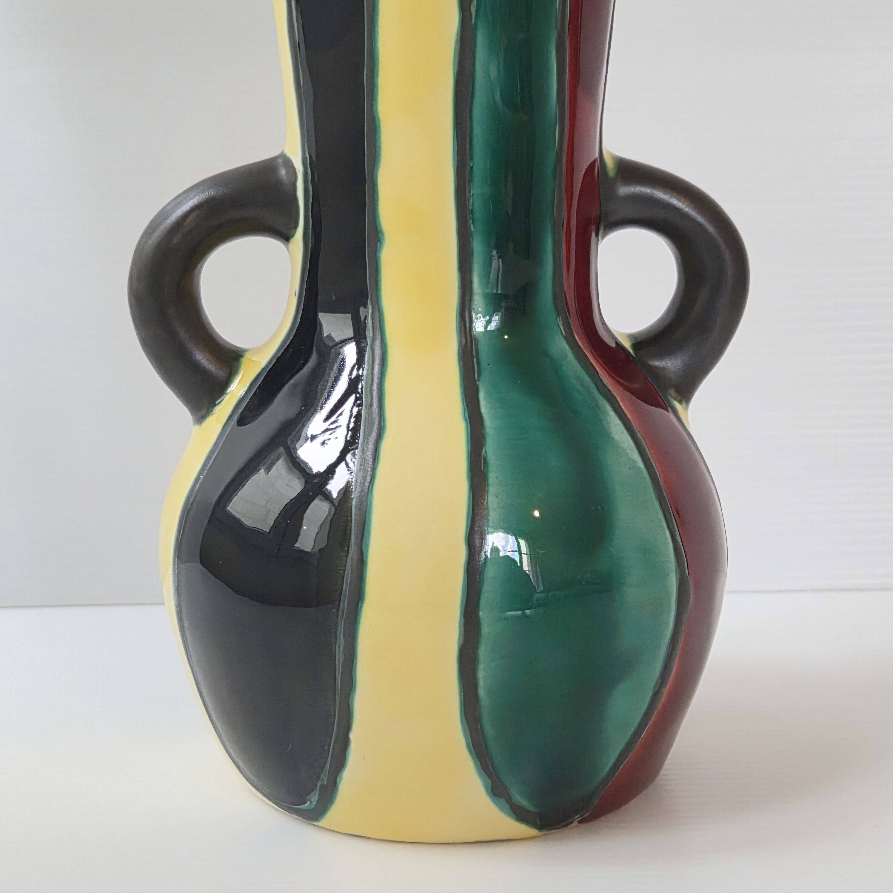 Vintage vase by Gabriel Fourmaintraux 1960