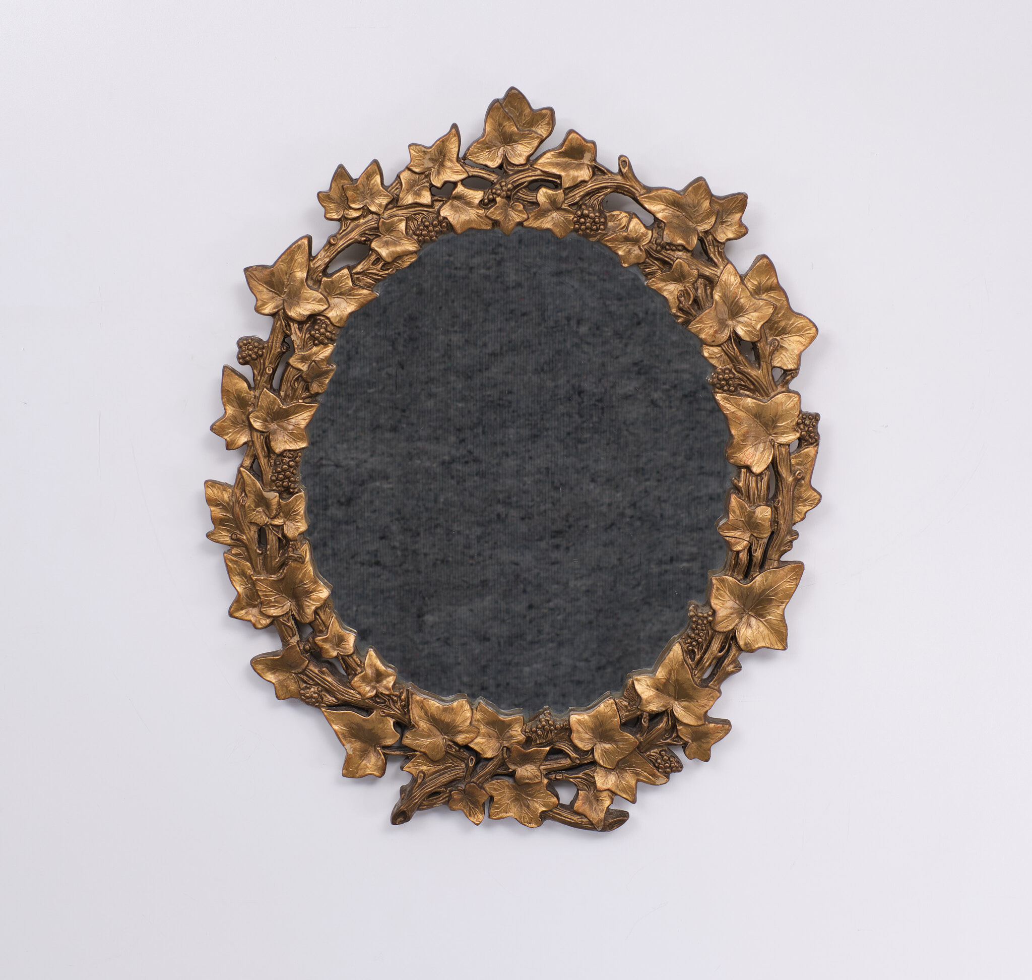 Artisona England Grape Leaf Mirror 50x61cm 1970s