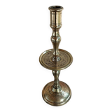 Oriental candlestick in gilded bronze