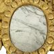 Small Antique Weathered Mirror Gilded Wood 19th Century