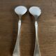 Set de couverts à salade midcentury Denmark Sorensen argent sterling 1959