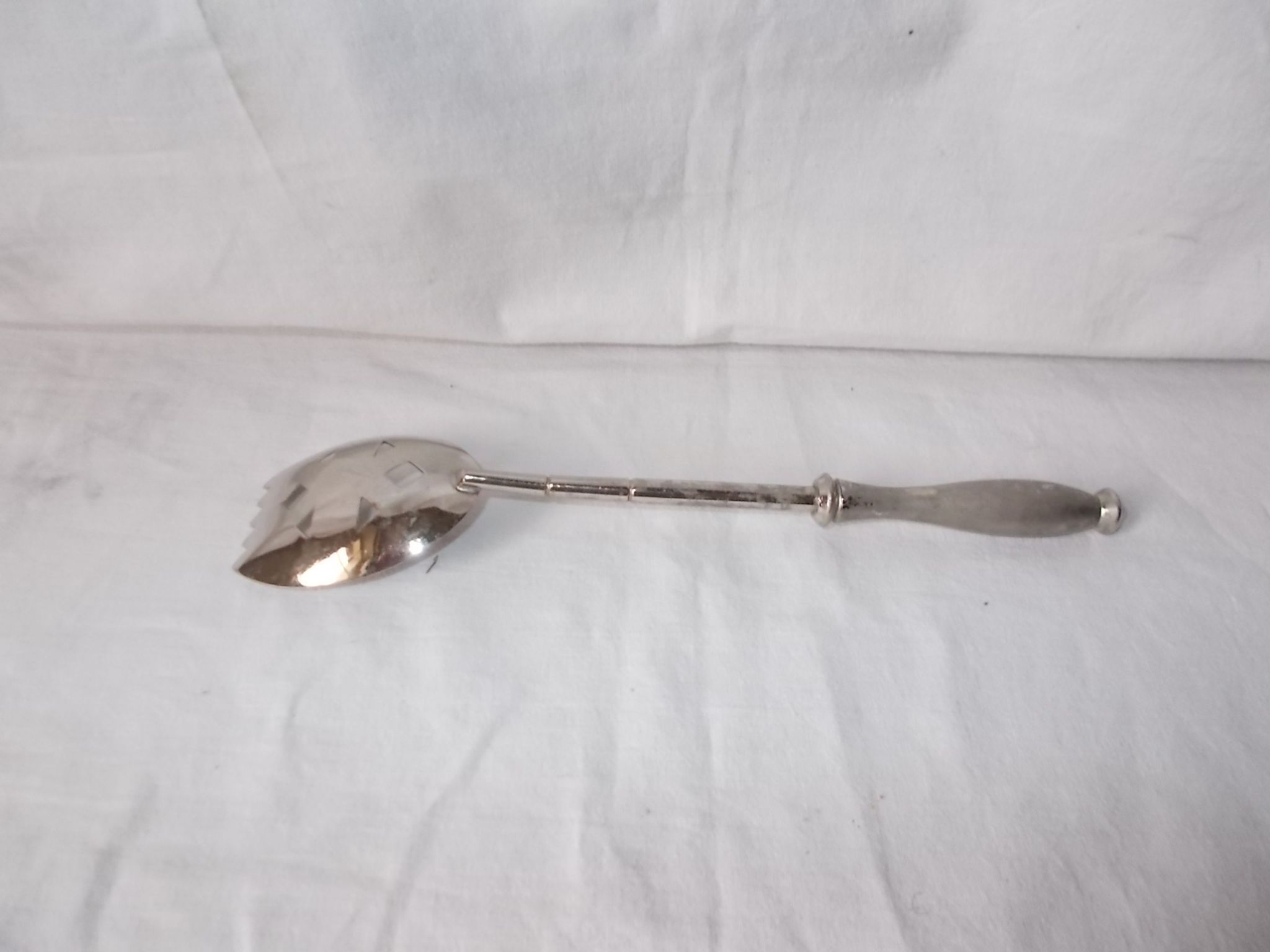 Silver-plated ice spoon