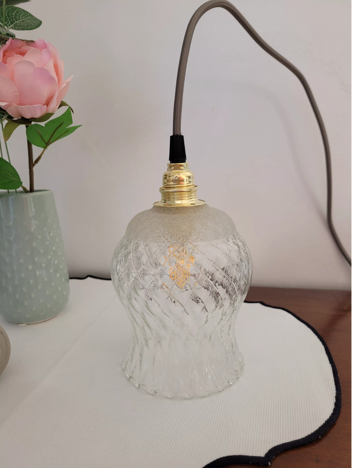 Vintage portable lamp