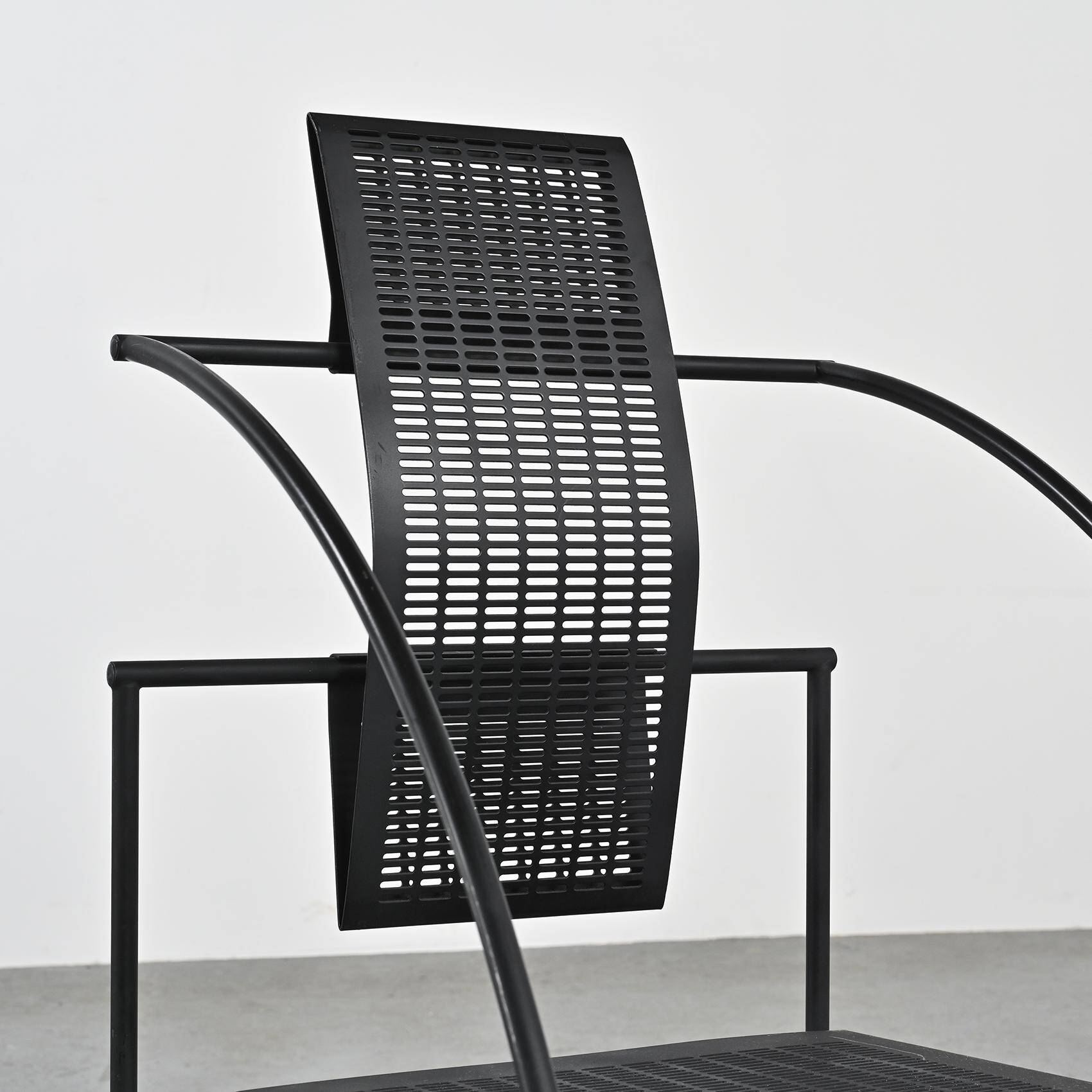 Pair of Quinta model chairs by Mario Botta, Alias circa 1985