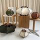 Vintage Scandinavian style wooden woven suspension – Corolle L – D54 cm