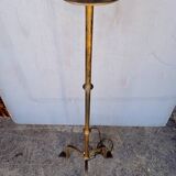 Brutalist beaten iron floor lamp ep 1940/50