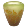 Etablissements gallé multi-layered glass vase with floral decoration, signed