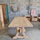 Monastery farmhouse table sandblasted