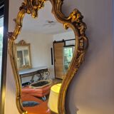 Gilded baroque mirror 98 x 67 cm