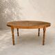 Oval solid wood table – Large dining table 188 × 135 cm
