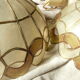 Pair of mother-of-pearl and brass lampshades