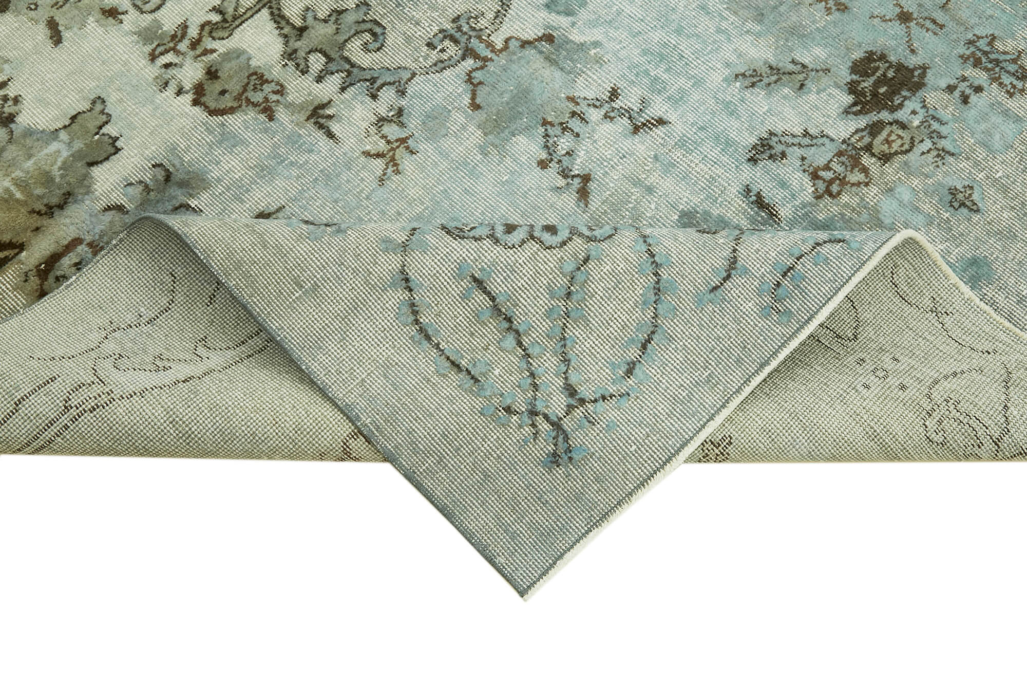 Hand-knotted carved turkish 1970s, 171 cm x 274 cm