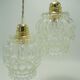 Vintage pendant lamp pair