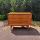 meuble de rangement coffre scandinave 1960 teck vintage