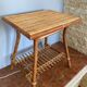 Very beautiful little bamboo bedside table from the 70s