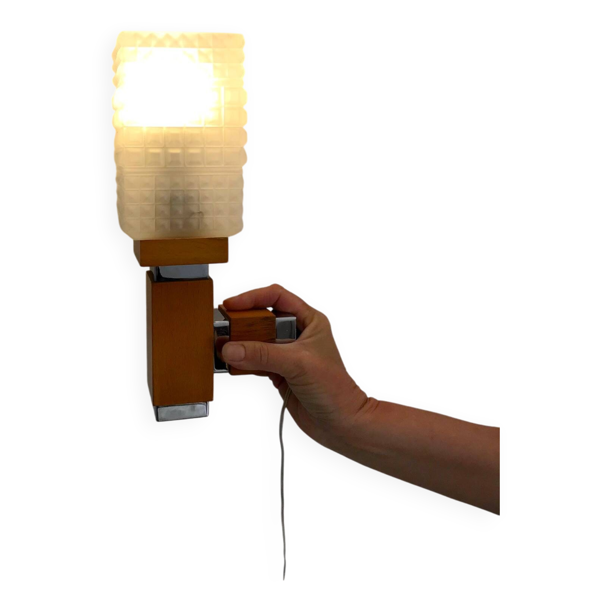 Vintage Scandinavian wall light from the 70s