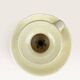 Cave rat candle holder in off-white ceramic