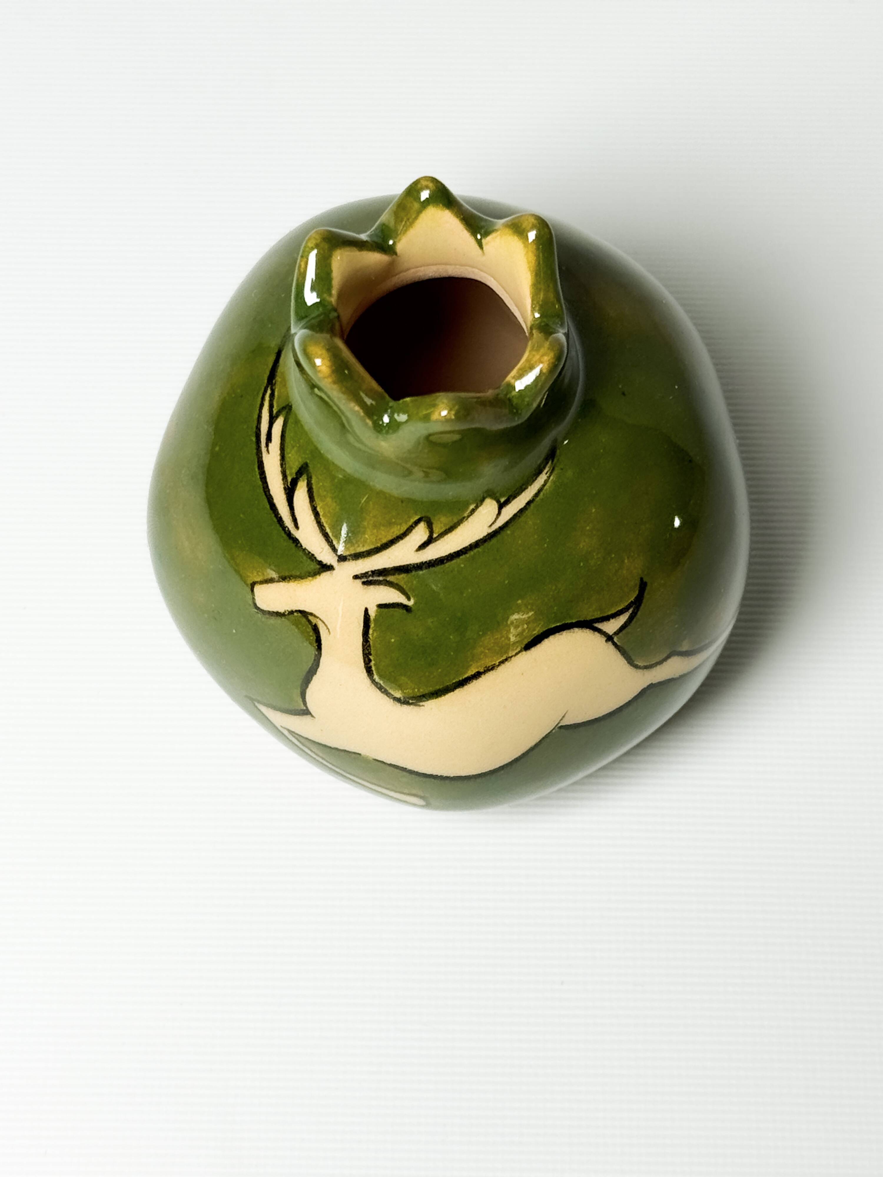 Mini Iznik ceramic Christmas vase