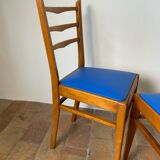 Paire de chaises en hêtre, 1960