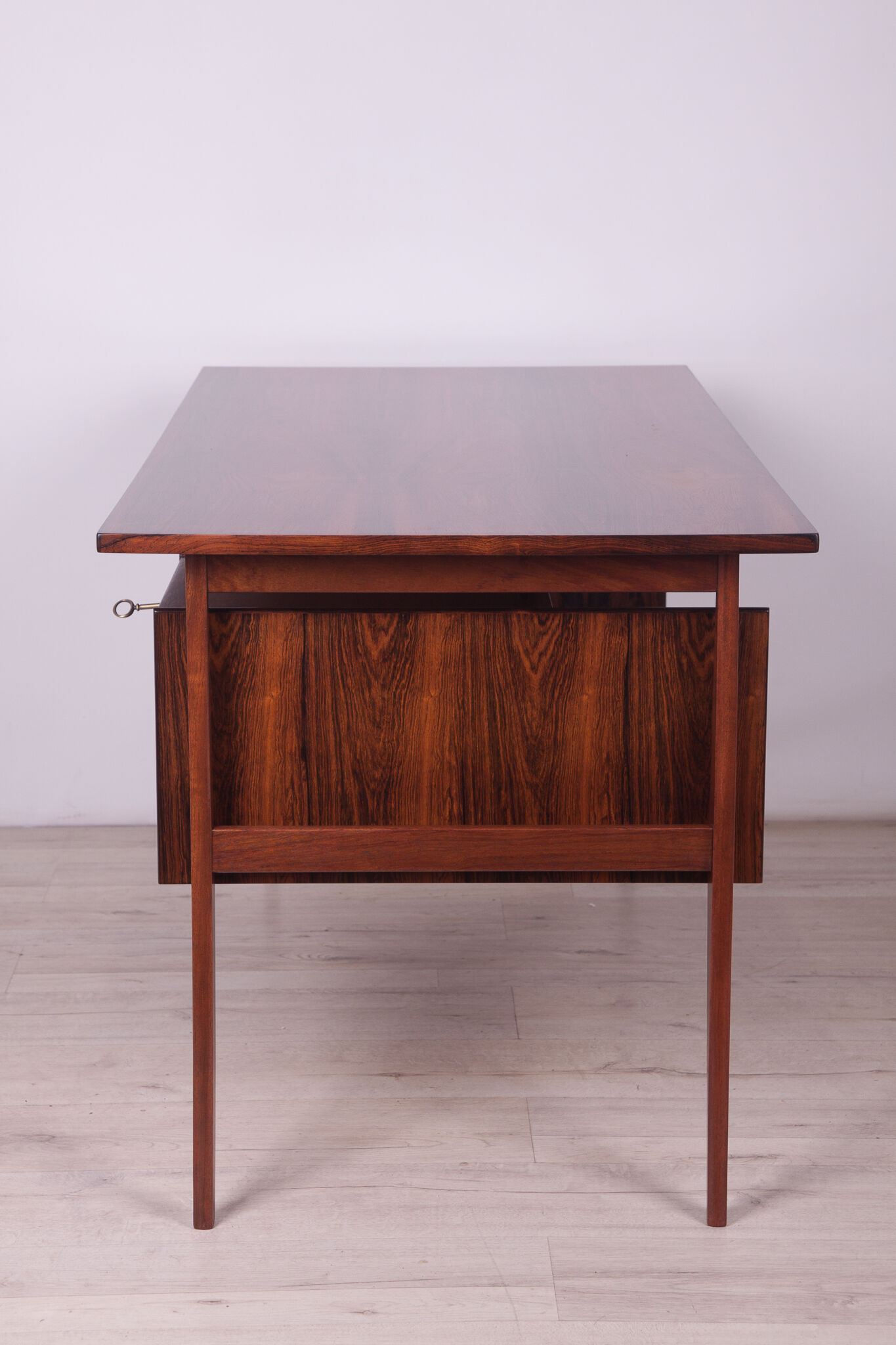 Rosewood Desk by Gunnar Nielsen Tibergaard for Tibergaard, 1960s