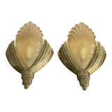 Pair of Art Deco wall sconces