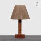 Lampe vintage en bois 1960