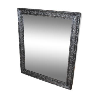 Mirror molded black frame 48x58cm