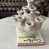 Anemone candle holder, centrepiece chandelier, raw minimalist ceramic sculpture.