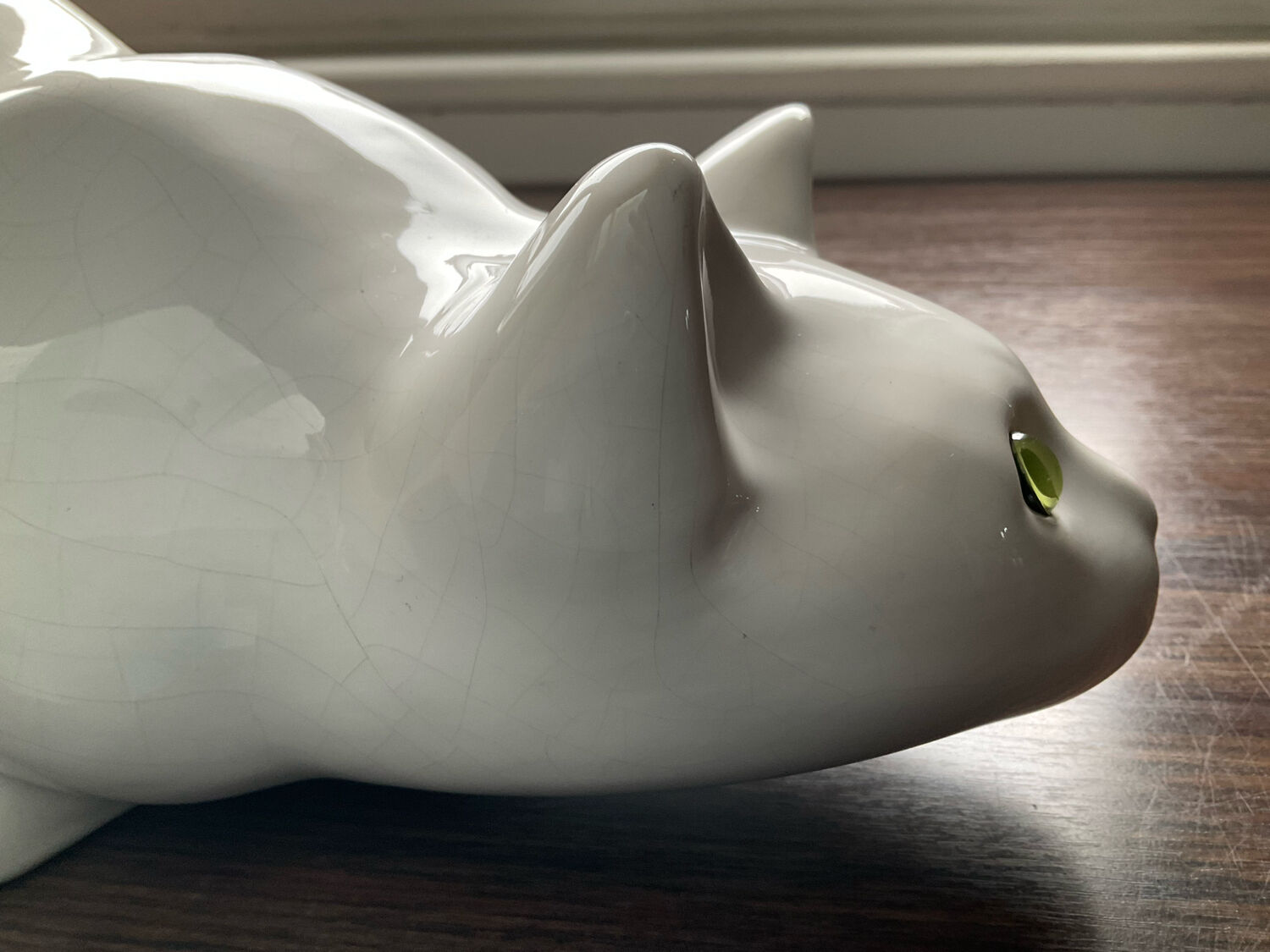 Vintage ceramic cat 70s