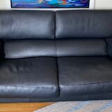 Black sofas