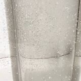 Transparent and Grey Sommerso Murano Glass Vase by Hora P