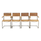Marcel Breuer Armlehnstuhl D40 pour Tecta I, lot de quatre
