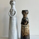 Pair of anthropomorphic soliflore vases by Jacques Pouchain