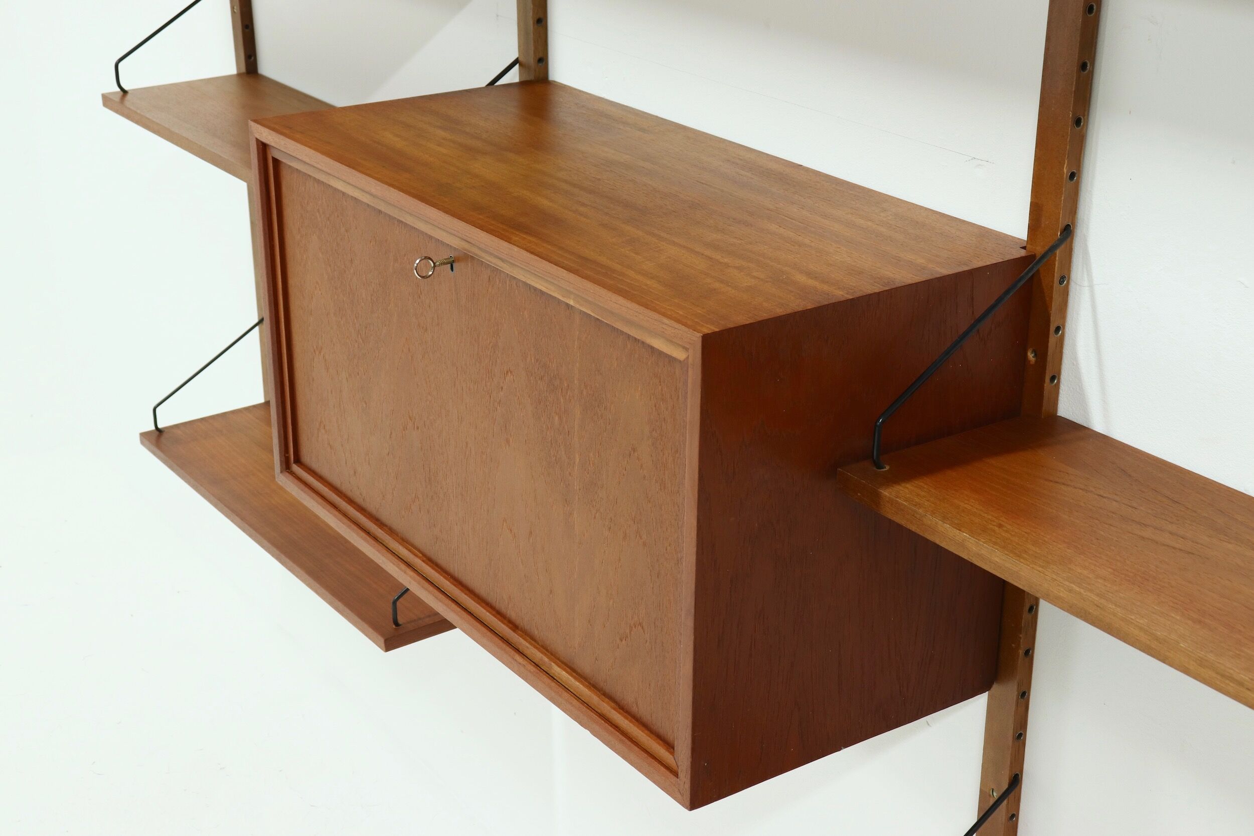 Royal System teak wall unit by Poul Cadovius for Cado Denmark, 1960's