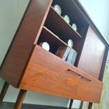 Enfilade vintage, meuble bar ancien, bibliothèque