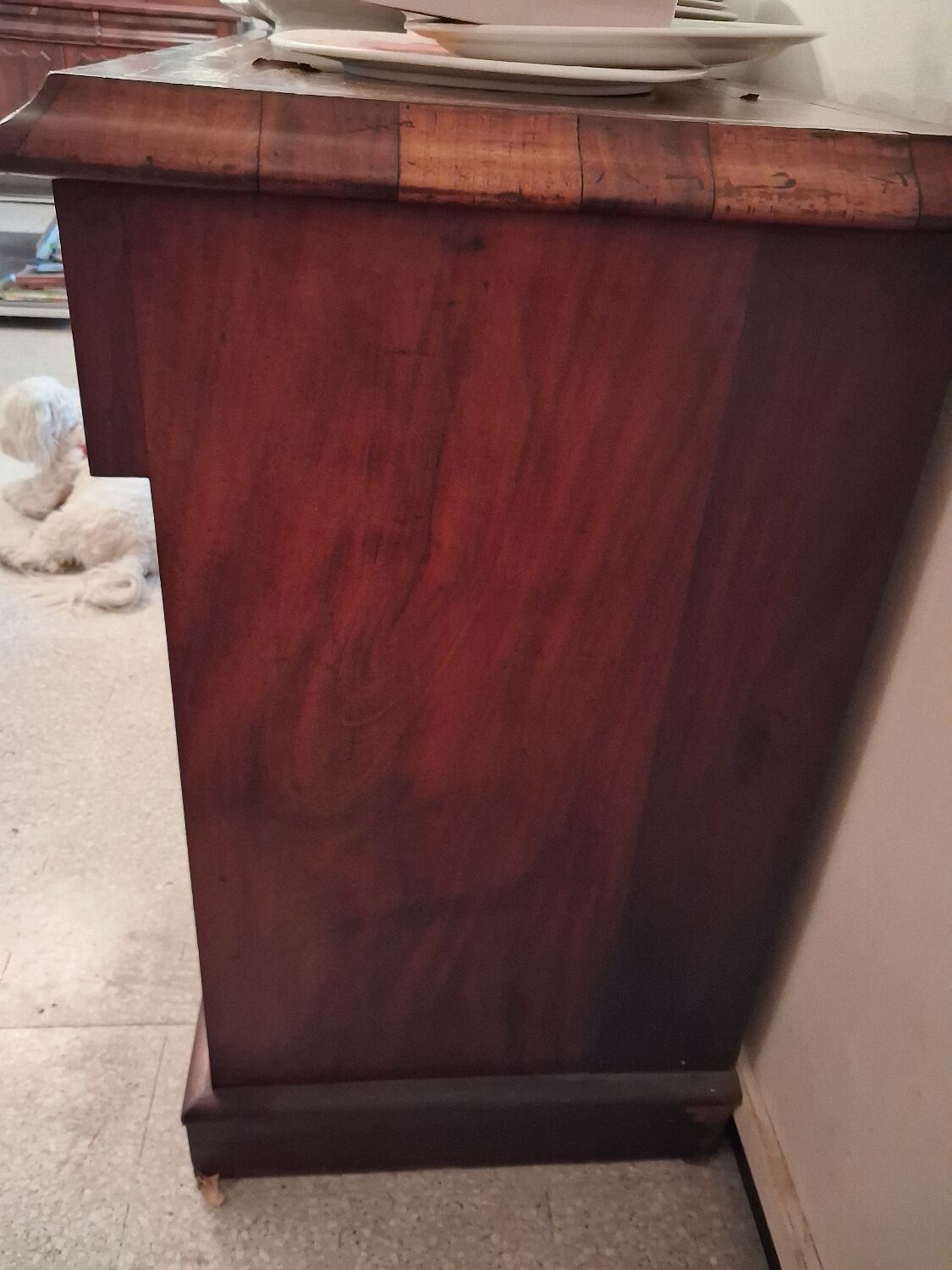 English buffet in mahogany