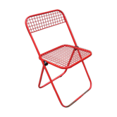 Metal folding chair by Talin editions, years 70