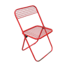 Metal folding chair by Talin editions, years 70