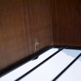 Wall bedside or vintage Scandinavian teak floor 1960