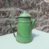 Enamelled sheet metal teapot