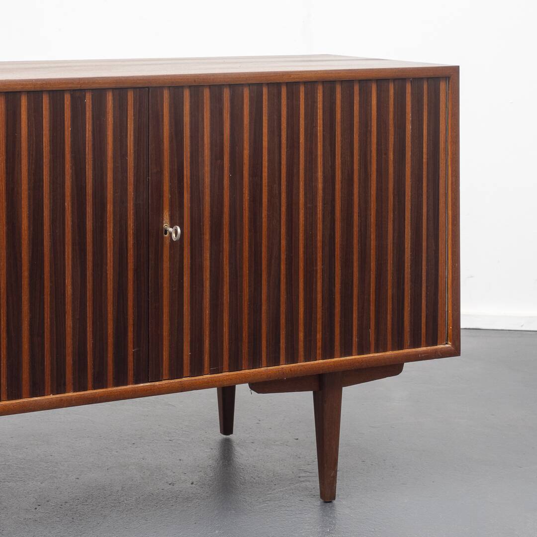 Enfilade années 60, teck, scandinave, 165cm, restauré