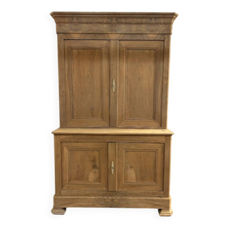 Louis Philippe 2-piece buffet, airbrushed solid walnut