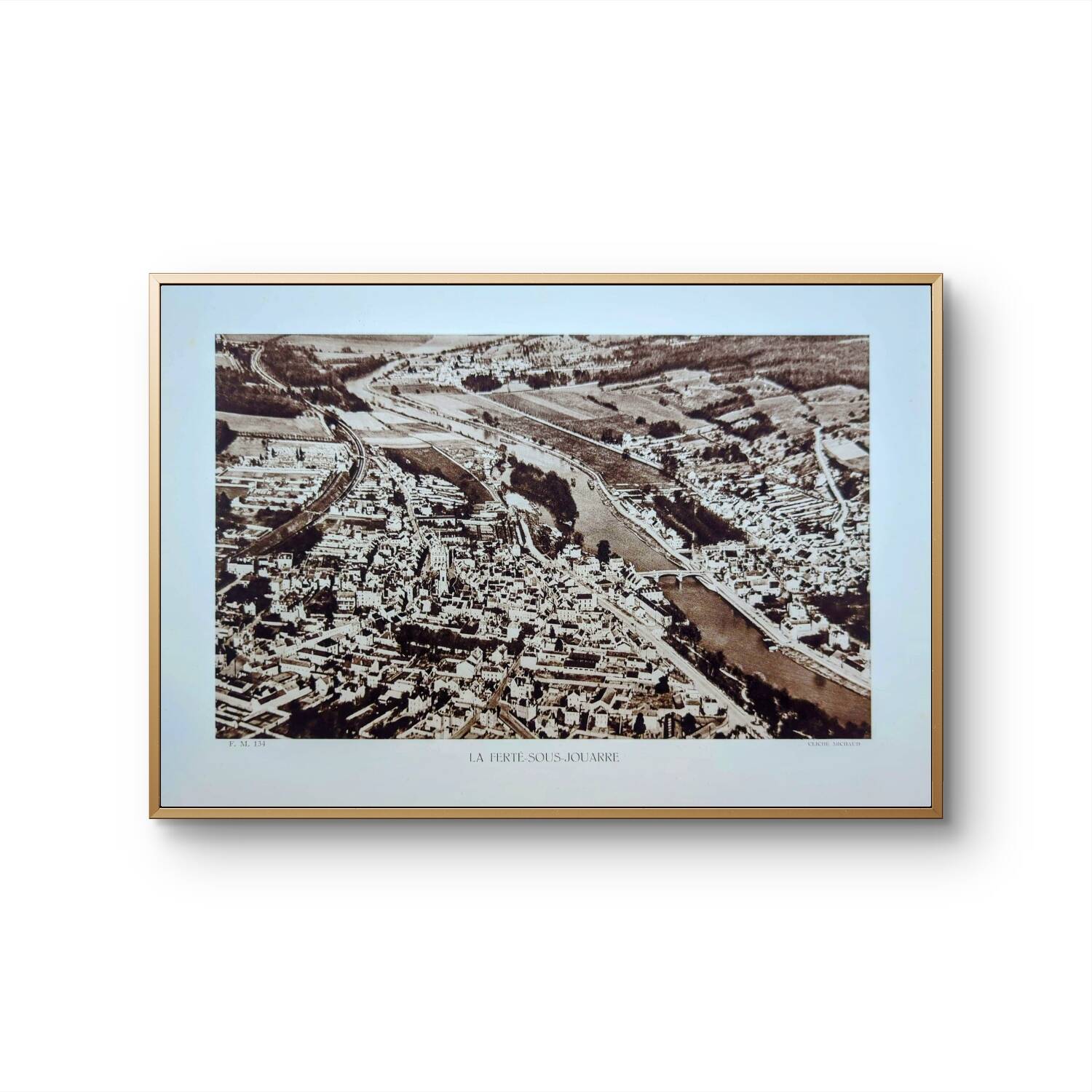 La Ferté-sous-Jouarre, photographic plate printed in 1934.