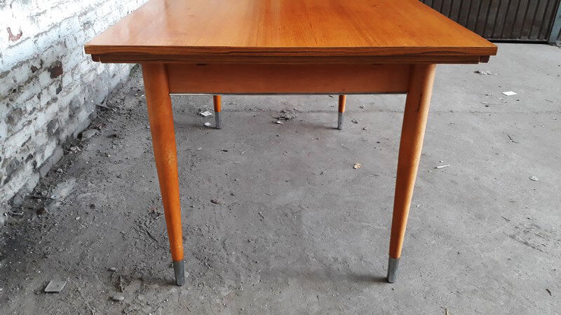 Vintage dining table with extensions