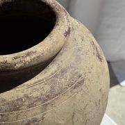 Borneo vase in brown terracotta (1) H35 D23