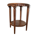 2-level art deco pink side table