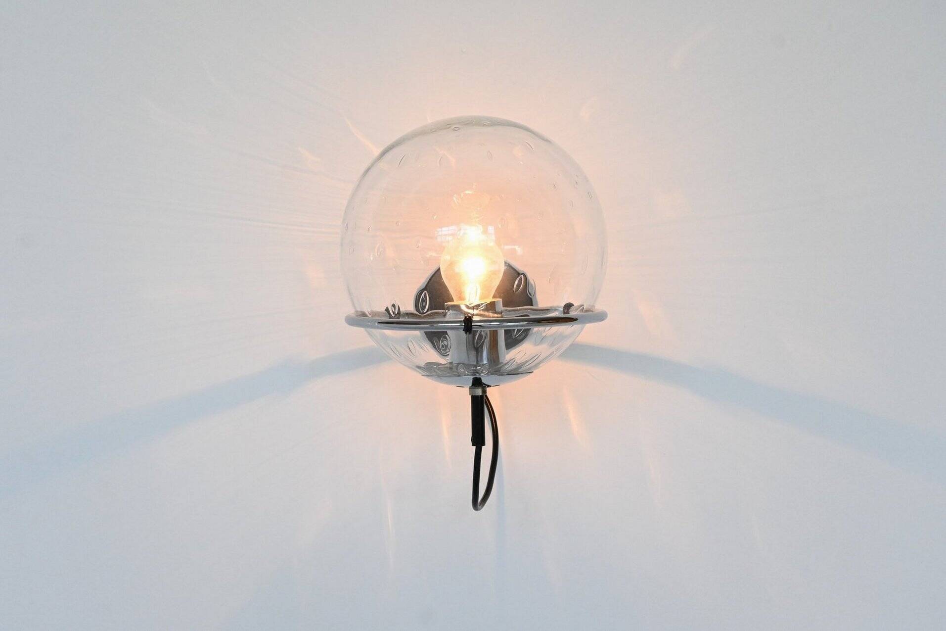 Frank Ligtelijn 'Raindrop' sconces RAAK The Netherlands 1970