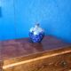 Vase bleu grès flamme vers 1960